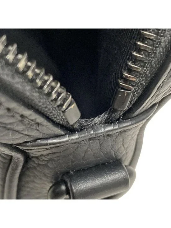 Louis Vuitton Clutch Taurillon Monogram Pochette Volga Noir Black Leather - Picture 11 of 15